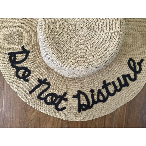 Beach Cruise Hat Foldable Woven Straw Floppy‎ M/L - Picture 12 of 12